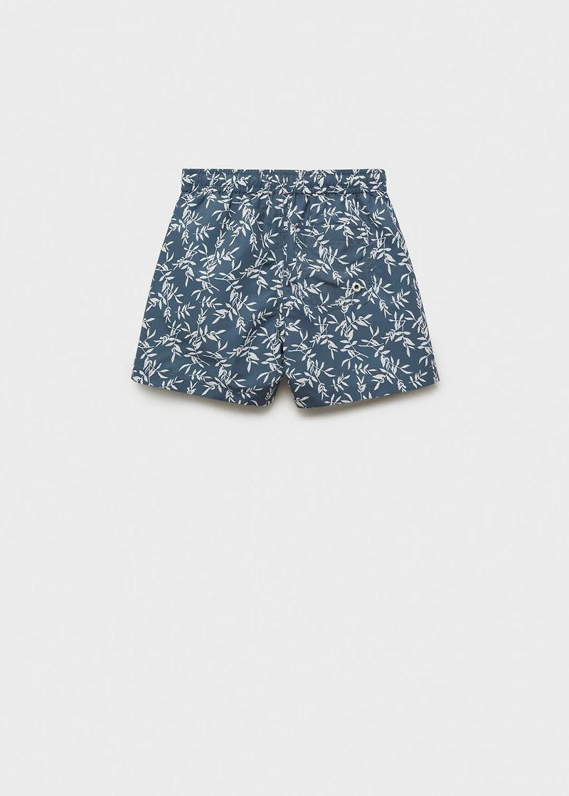 Printed swimming trunks
