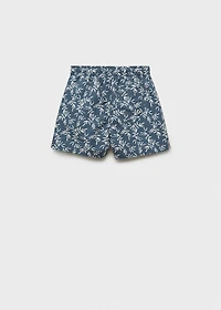 Printed swimming trunks