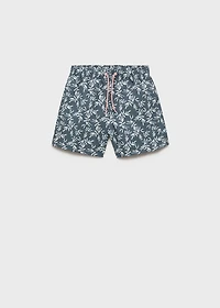 Printed swimming trunks