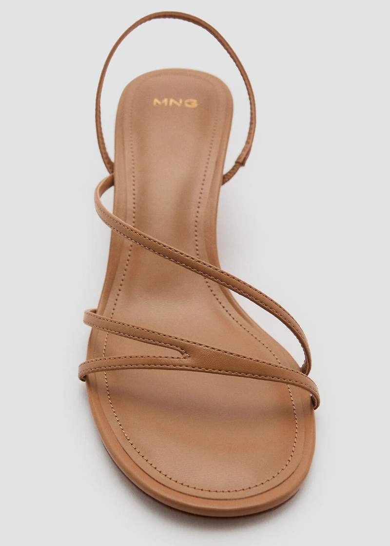 Strappy heeled sandals