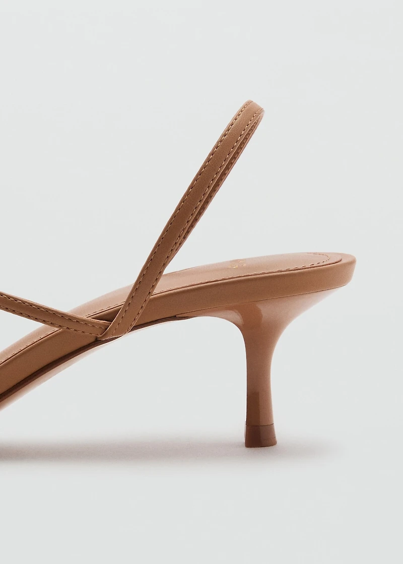 Strappy heeled sandals