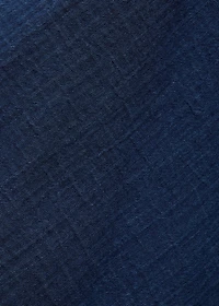 Flowy denim top with bows