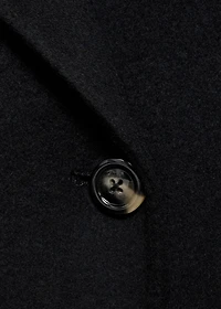 Handmade oversized wool coat