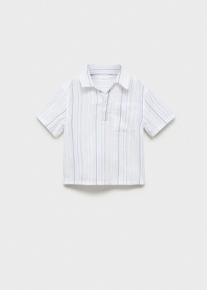 Striped cotton shirt