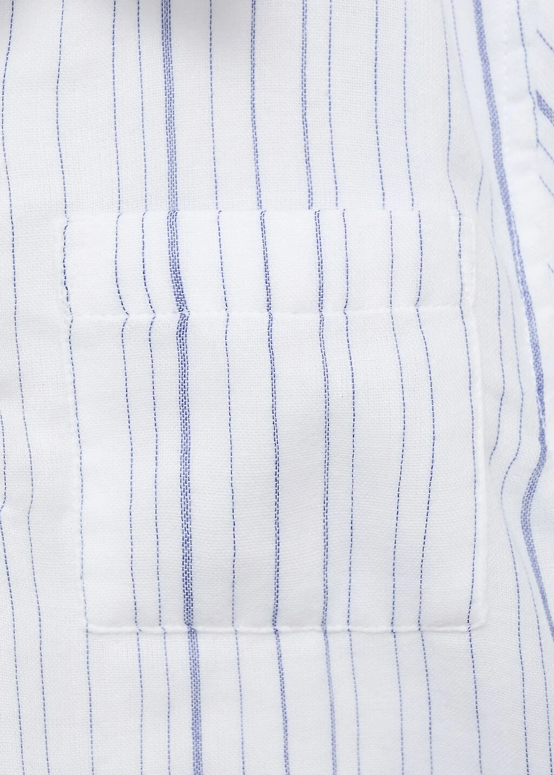 Striped cotton shirt