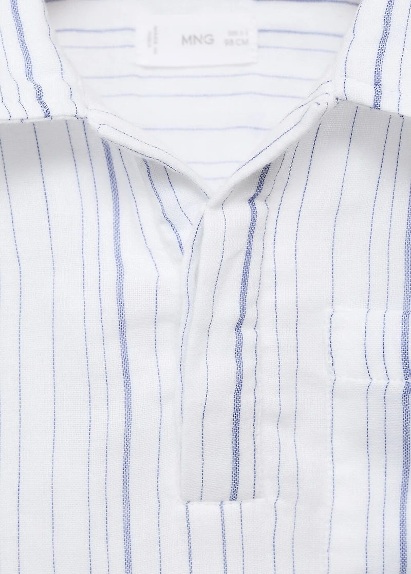 Striped cotton shirt