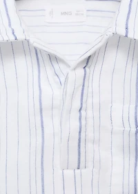 Striped cotton shirt