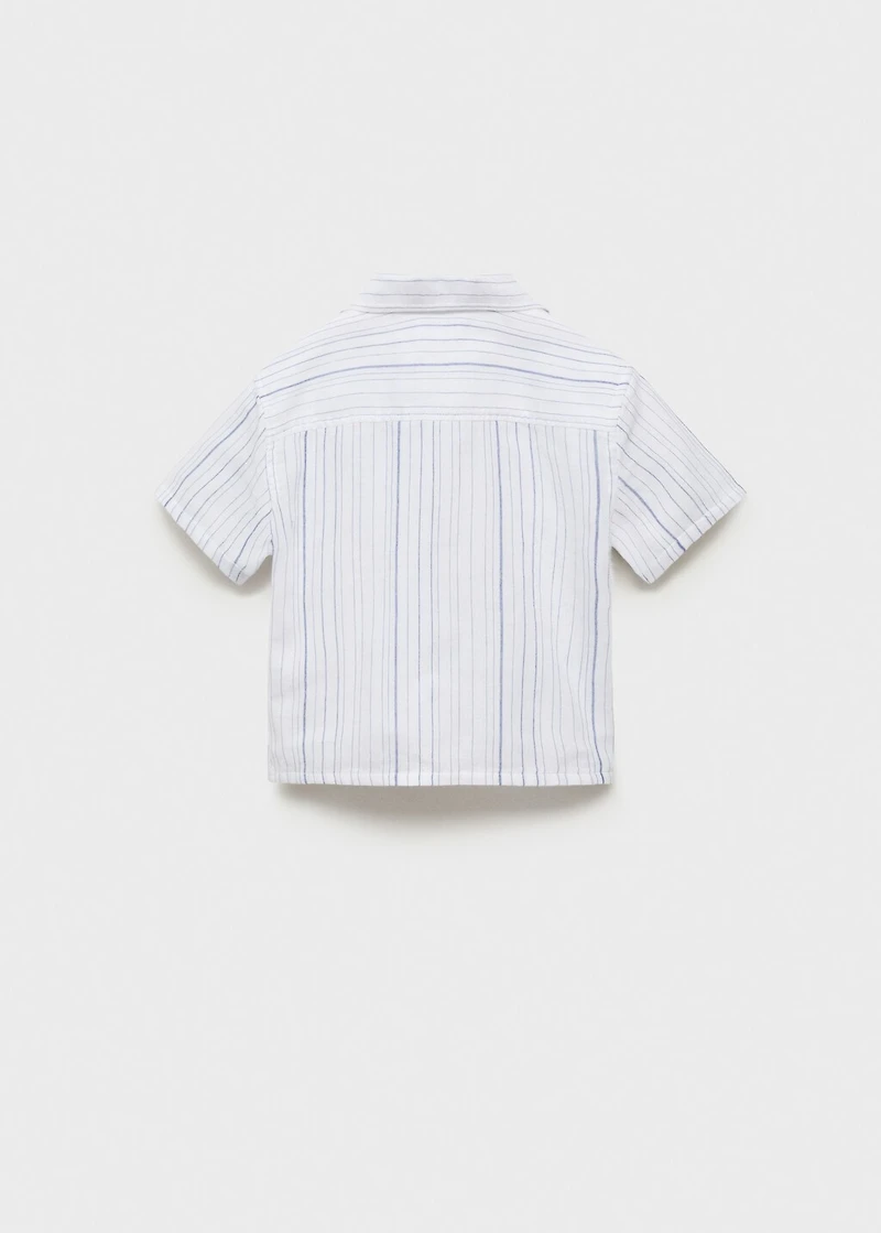 Striped cotton shirt