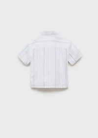 Striped cotton shirt