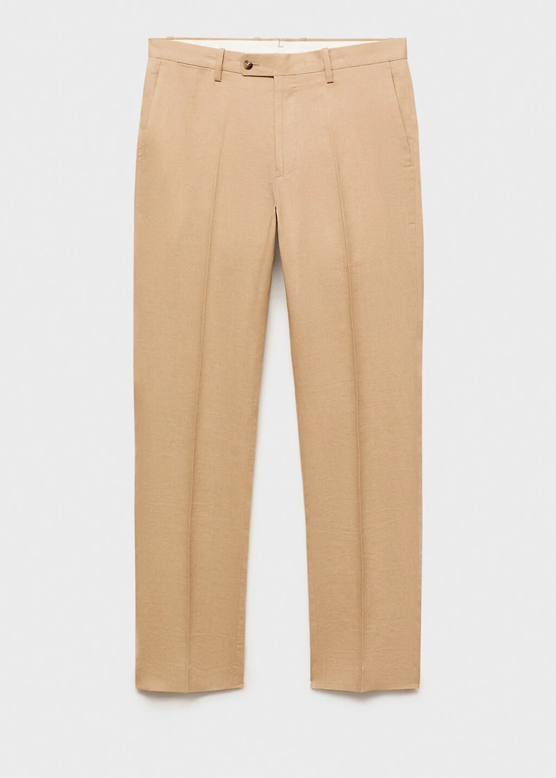 Amalfi 100% linen slim-fit suit pants