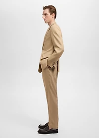 Amalfi 100% linen slim-fit suit pants