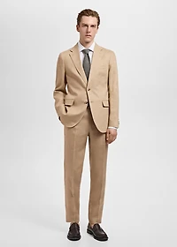 Amalfi 100% linen slim-fit suit pants