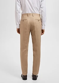 Amalfi 100% linen slim-fit suit pants