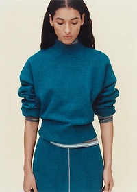 Perkins neck knitted sweater