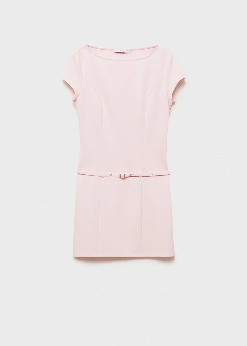Short belted dress