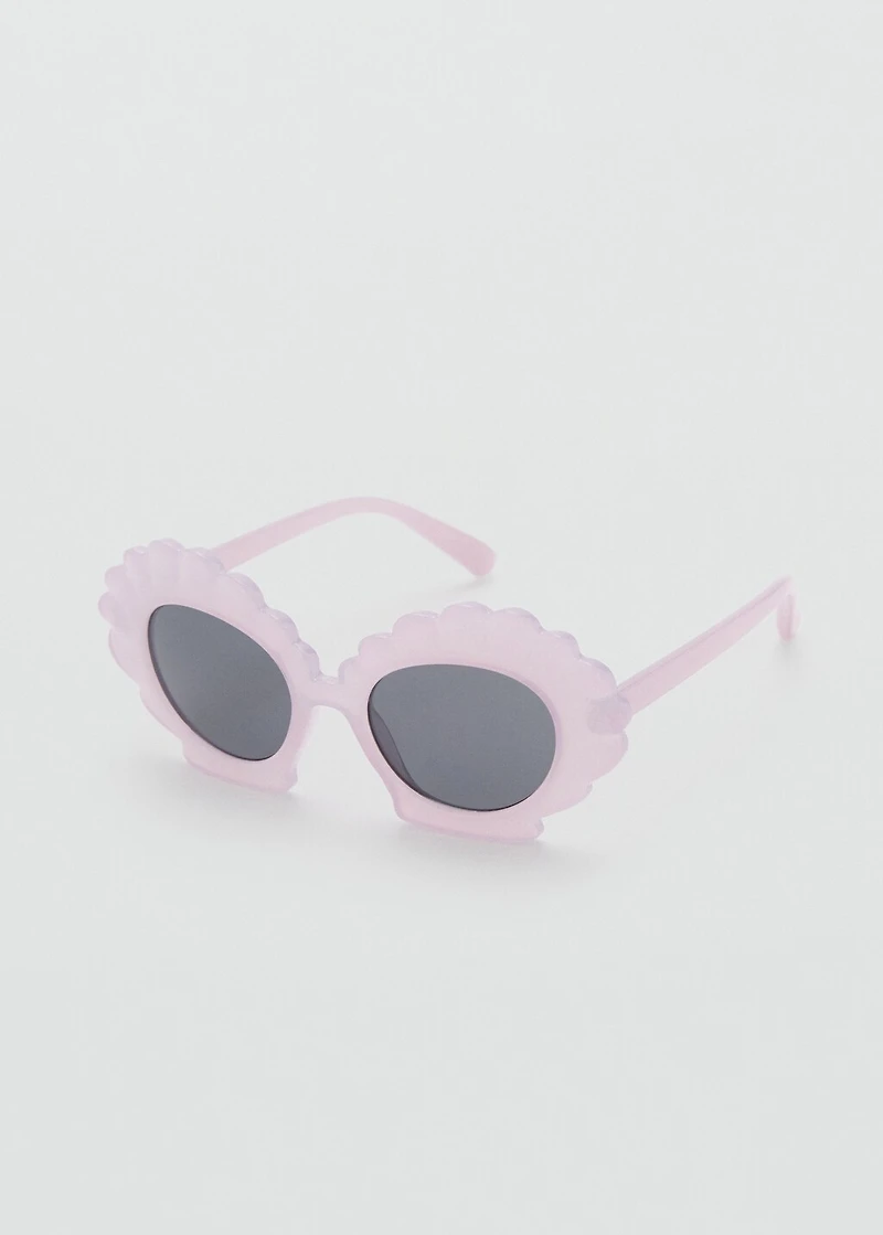 Sunglasses with shell-frame