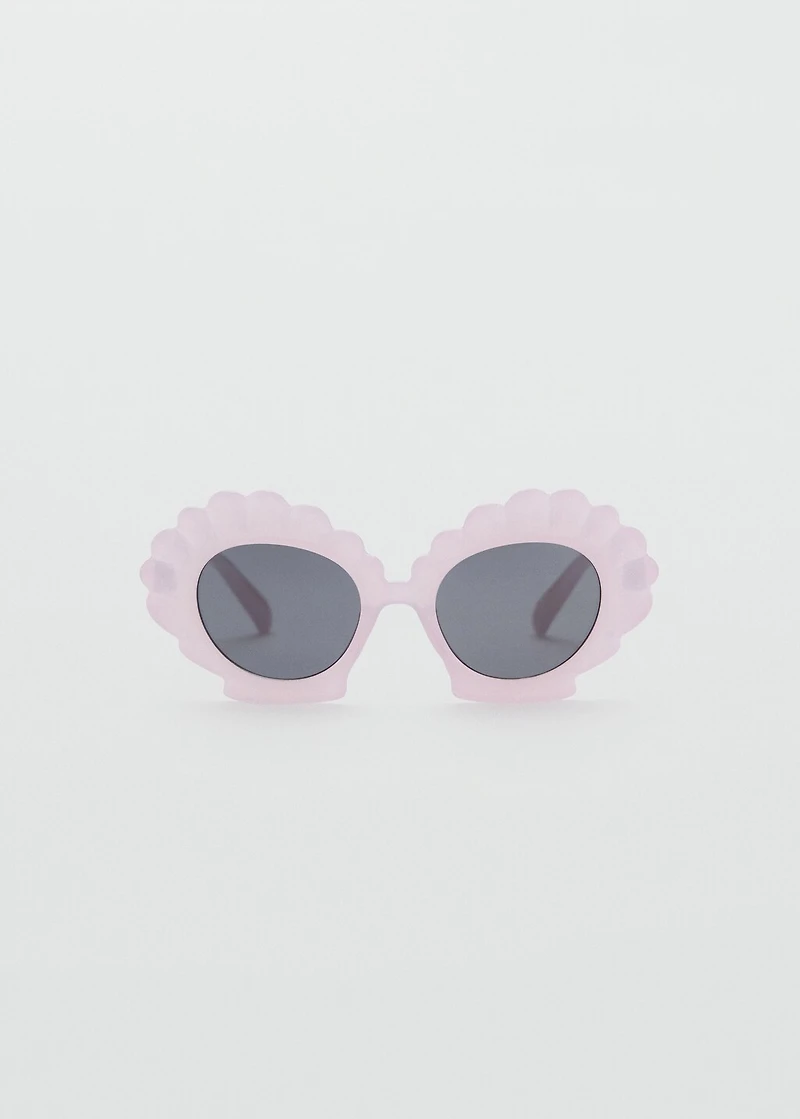 Sunglasses with shell-frame