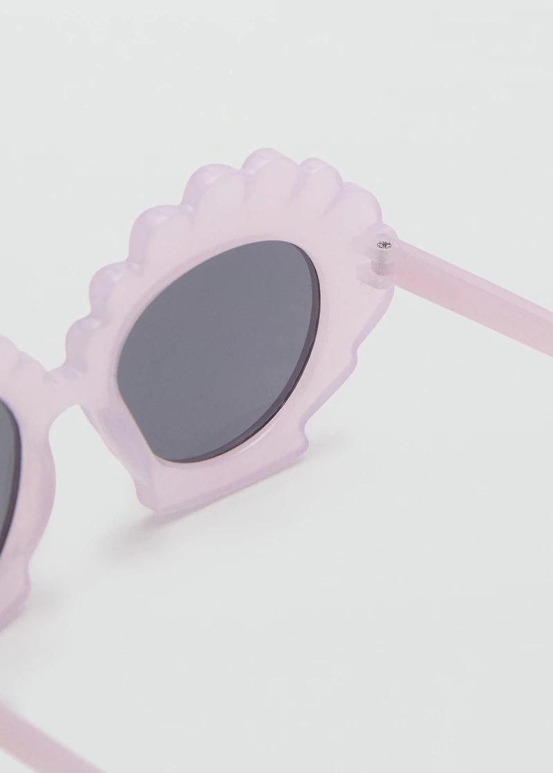 Sunglasses with shell-frame