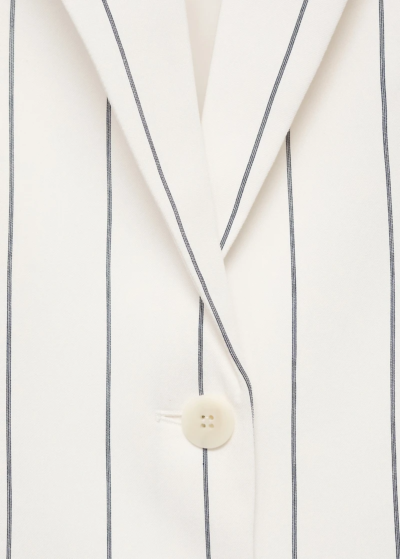 Pinstripe suit jacket
