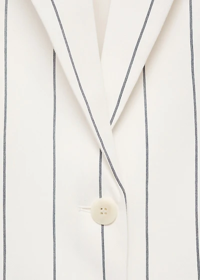 Pinstripe suit jacket