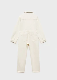Long denim jumpsuit