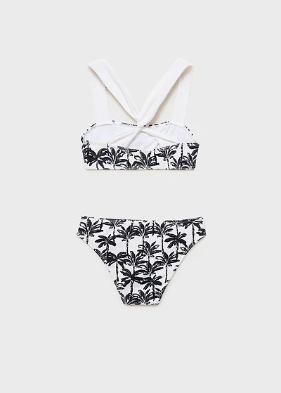 Palm-tree print bikini