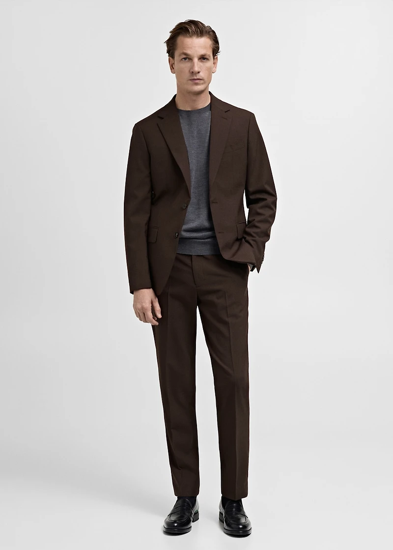 Turin 100% wool suit blazer