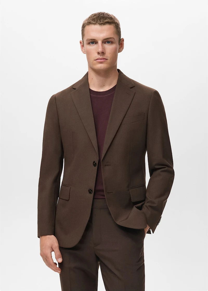 Turin 100% wool suit blazer