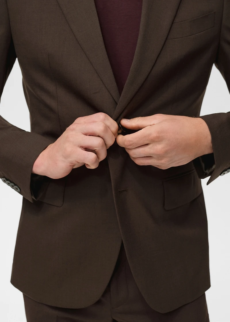 Turin 100% wool suit blazer