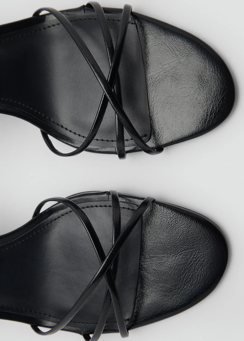 Strappy heeled sandals