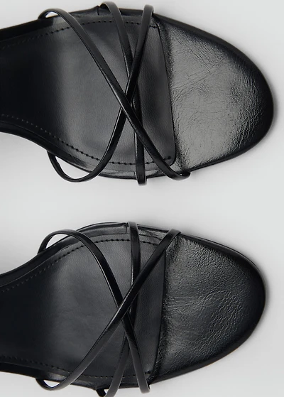 Strappy heeled sandals