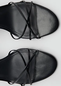 Strappy heeled sandals