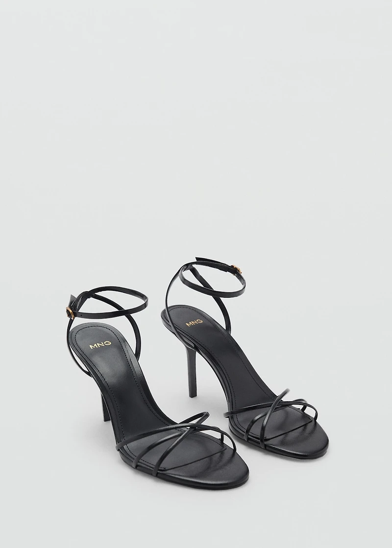 Strappy heeled sandals