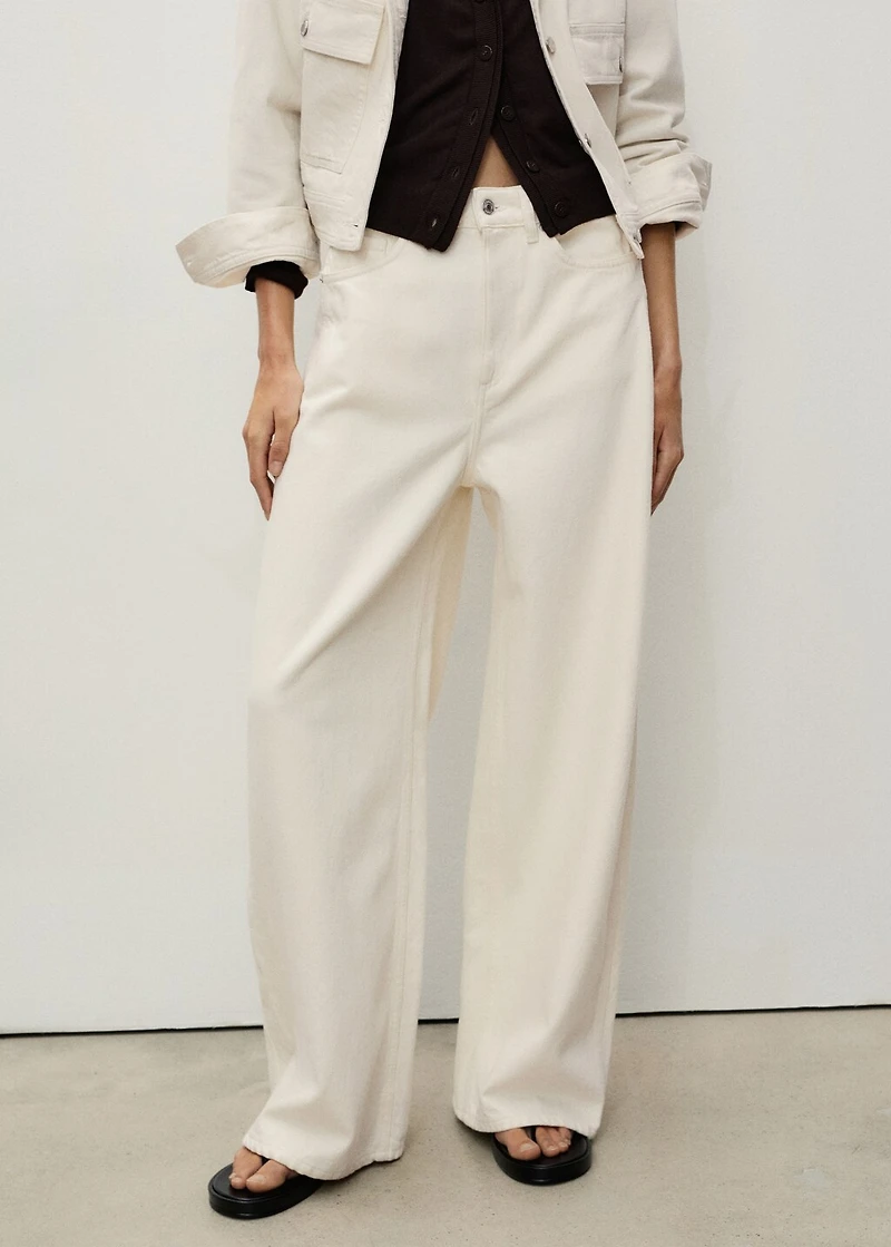 High-rise balloon jeans