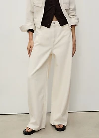 High-rise balloon jeans