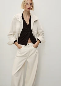 High-rise balloon jeans