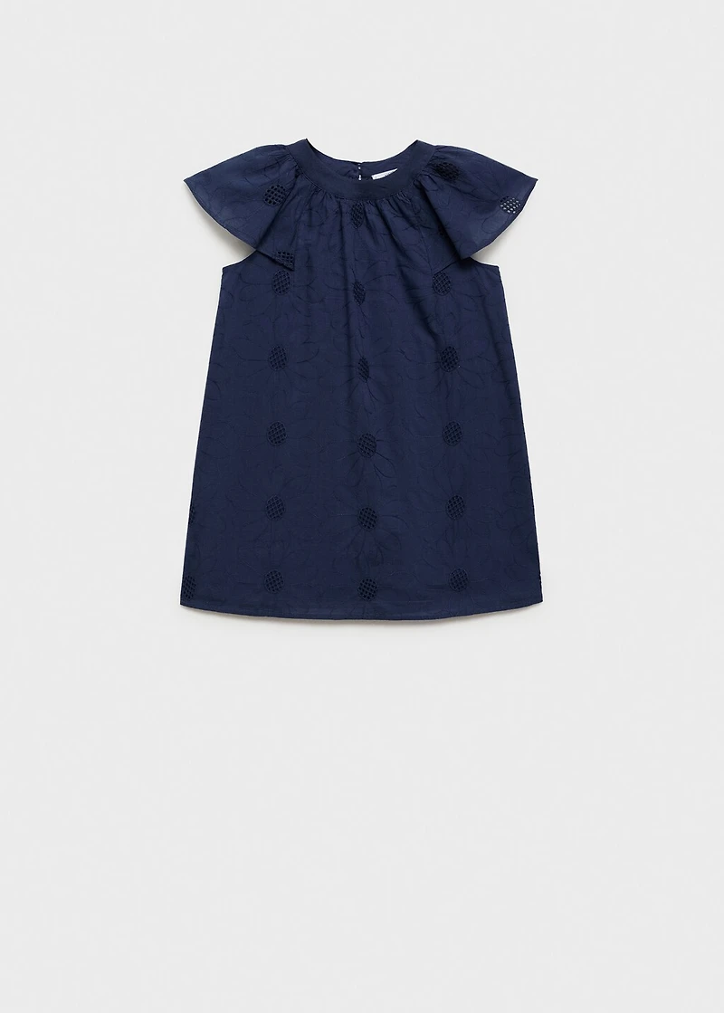 Embroidered short dress