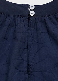 Embroidered short dress