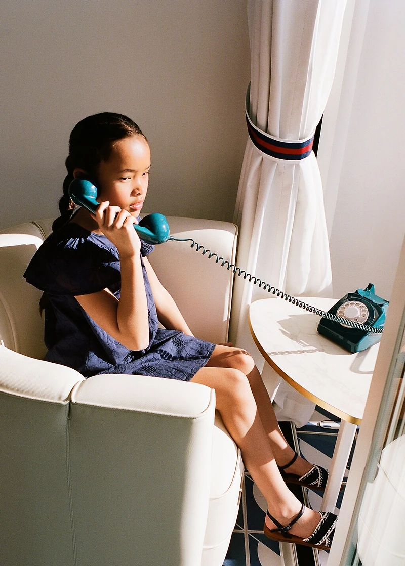 Embroidered short dress