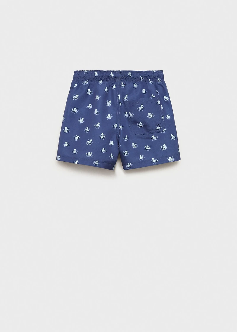 Octopus print swimsuit