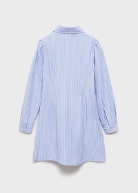 Striped shirt dress