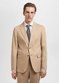 Amalfi 100% linen slim-fit suit blazer