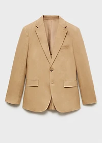 Amalfi 100% linen slim-fit suit blazer
