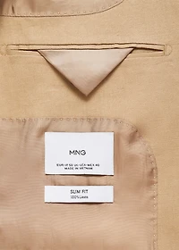 Amalfi 100% linen slim-fit suit blazer