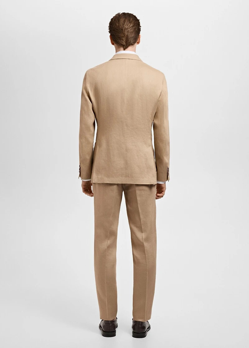 Amalfi 100% linen slim-fit suit blazer