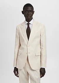 Amalfi 100% linen slim-fit suit blazer