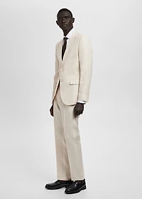 Amalfi 100% linen slim-fit suit blazer