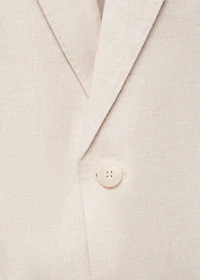 Amalfi 100% linen slim-fit suit blazer