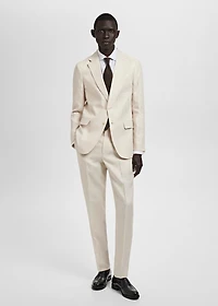 Amalfi 100% linen slim-fit suit blazer