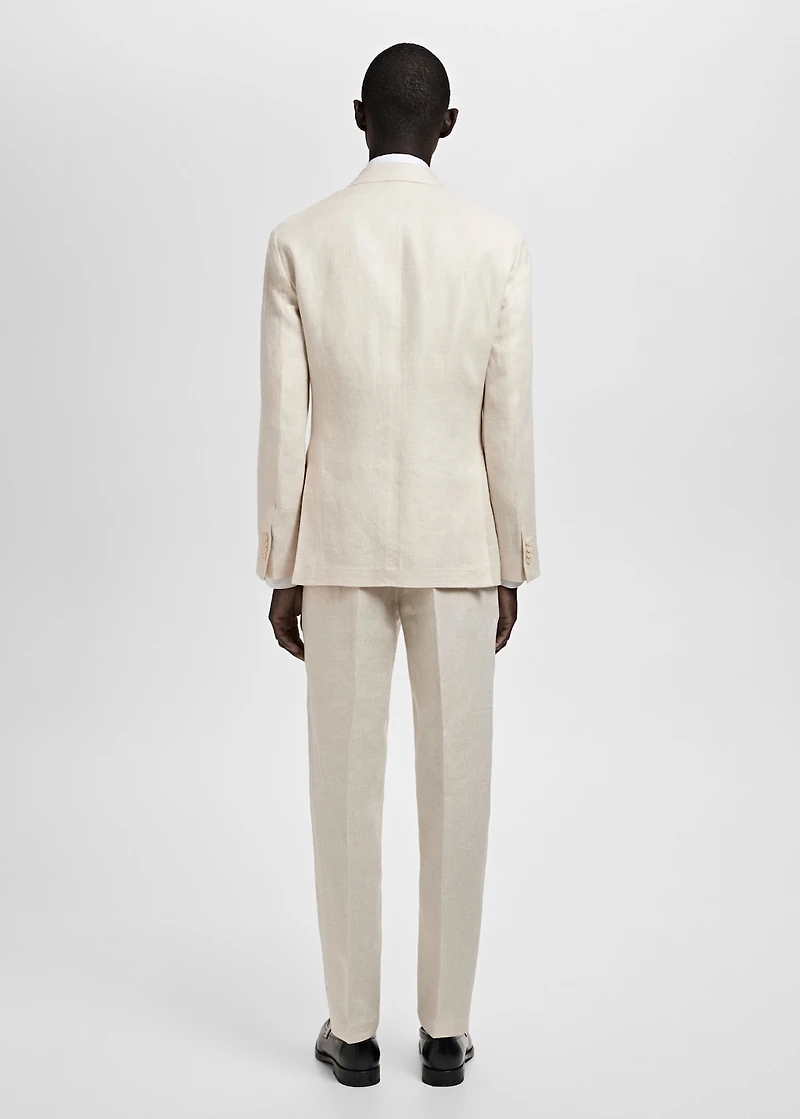 Amalfi 100% linen slim-fit suit blazer